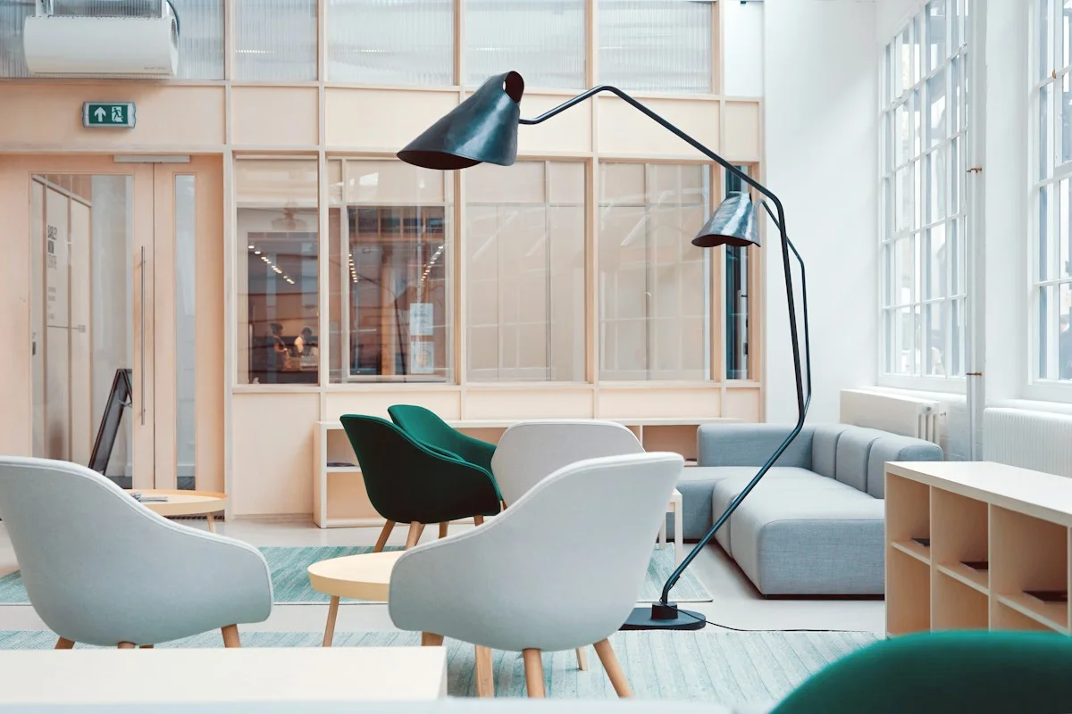 Bright shared workspace